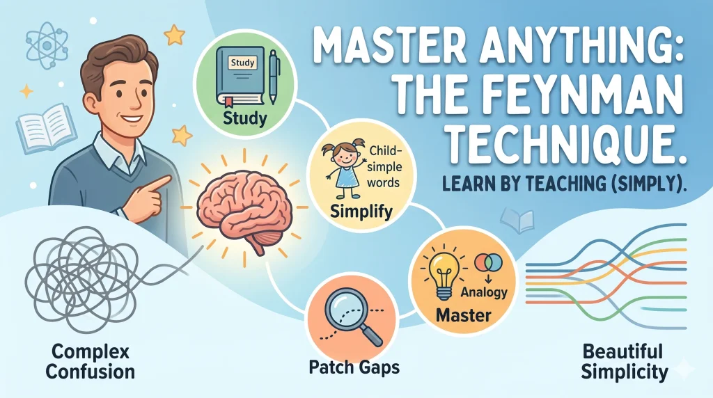 The Feynman Technique: How to Learn Anything by Teaching It